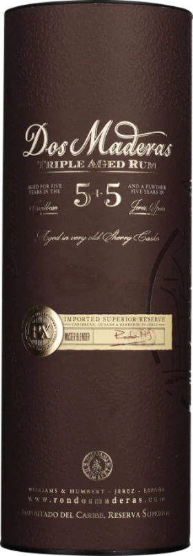 DOS MADERAS 5+5 PX TRIPLE AGED RUM 70CL
