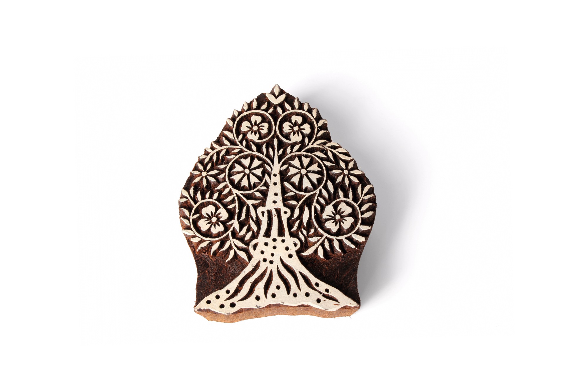 Holzstempel 'Orient Baum', handgeschnitzt, B 9 cm, H 13 cm günstig bestellen