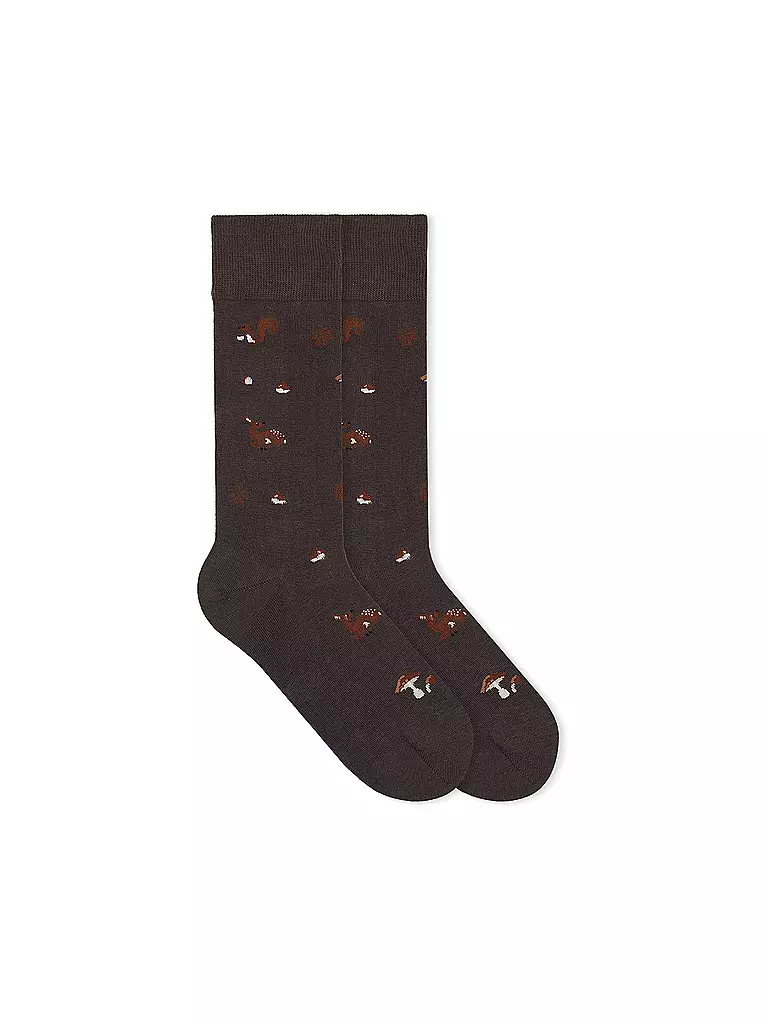VON JUNGFELD Socken Forest braun