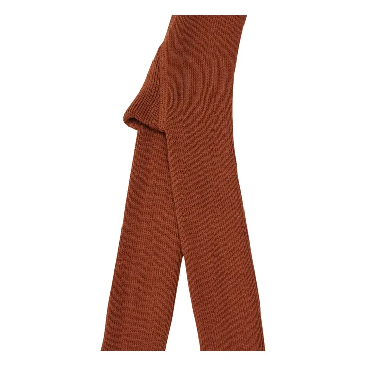 Silly Silas Collants à Bretelles Coton Bio | Rouille