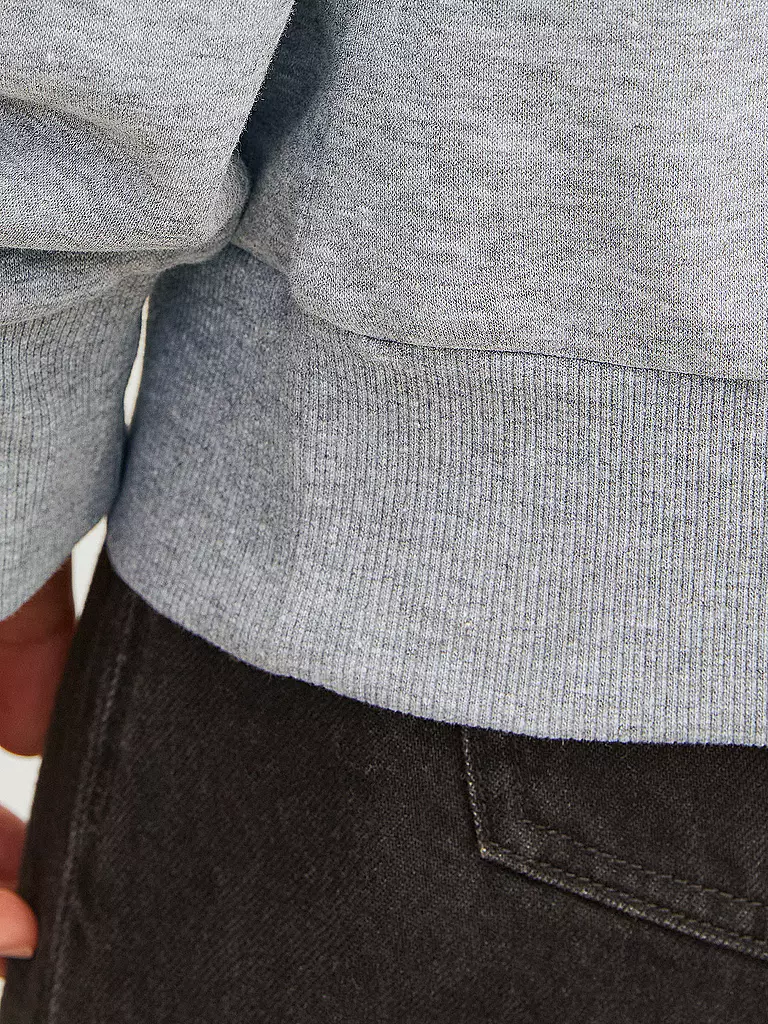 JACK & JONES Kapuzensweater - Hoodie JJXMAS  hellgrau
