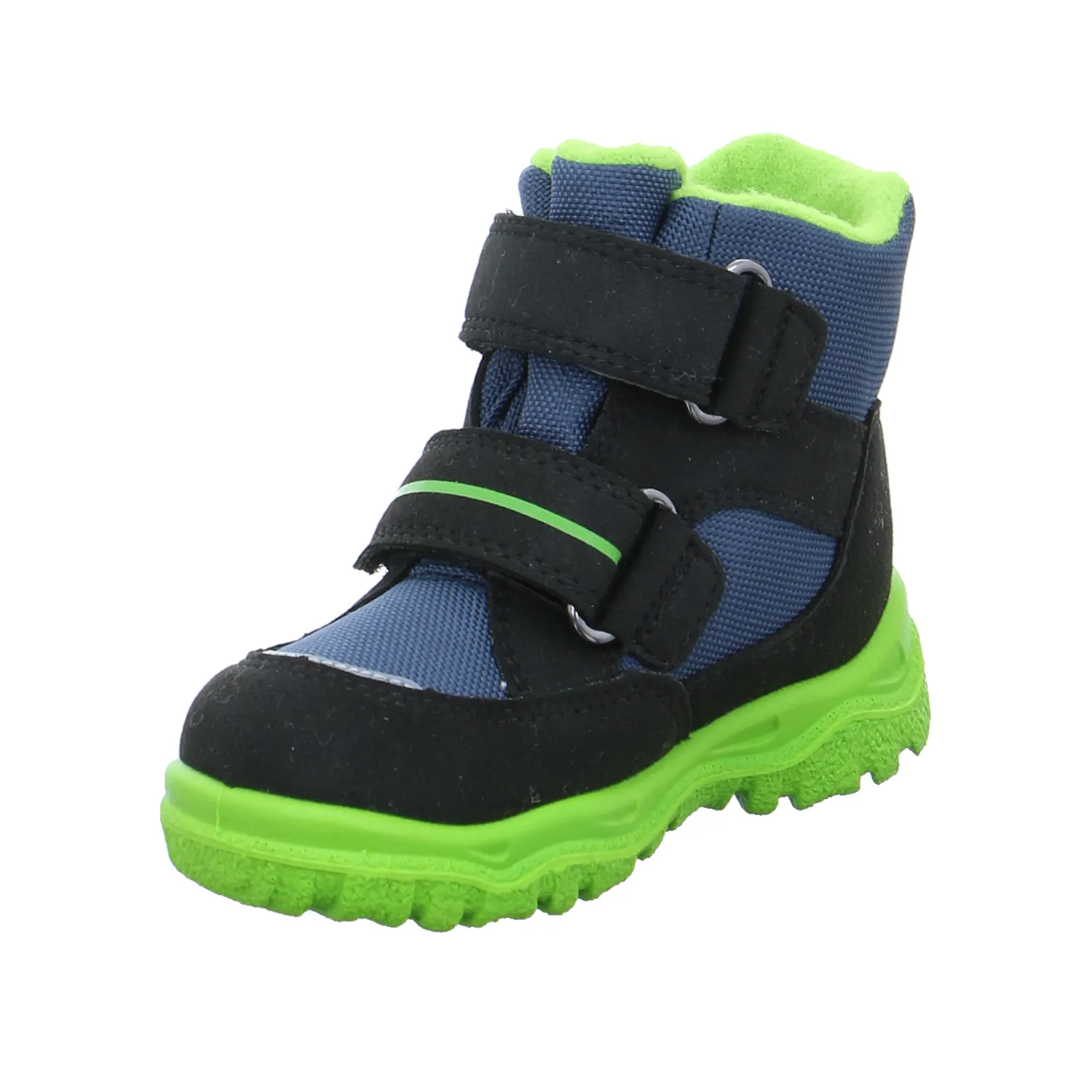 SUPERFIT Kleinkinder-Snowboot  Membran Blau Textil  Baby-Winterstiefel Unisex