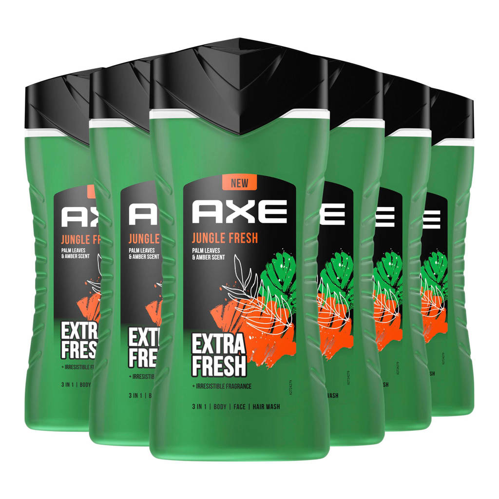 Jungle Fresh 3-in-1 douchegel - 6 x 250 ml