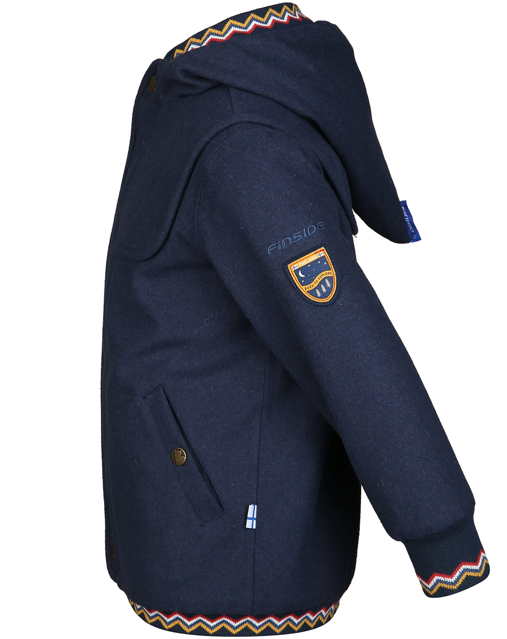 Wende-Winterparka JUURI in navy
