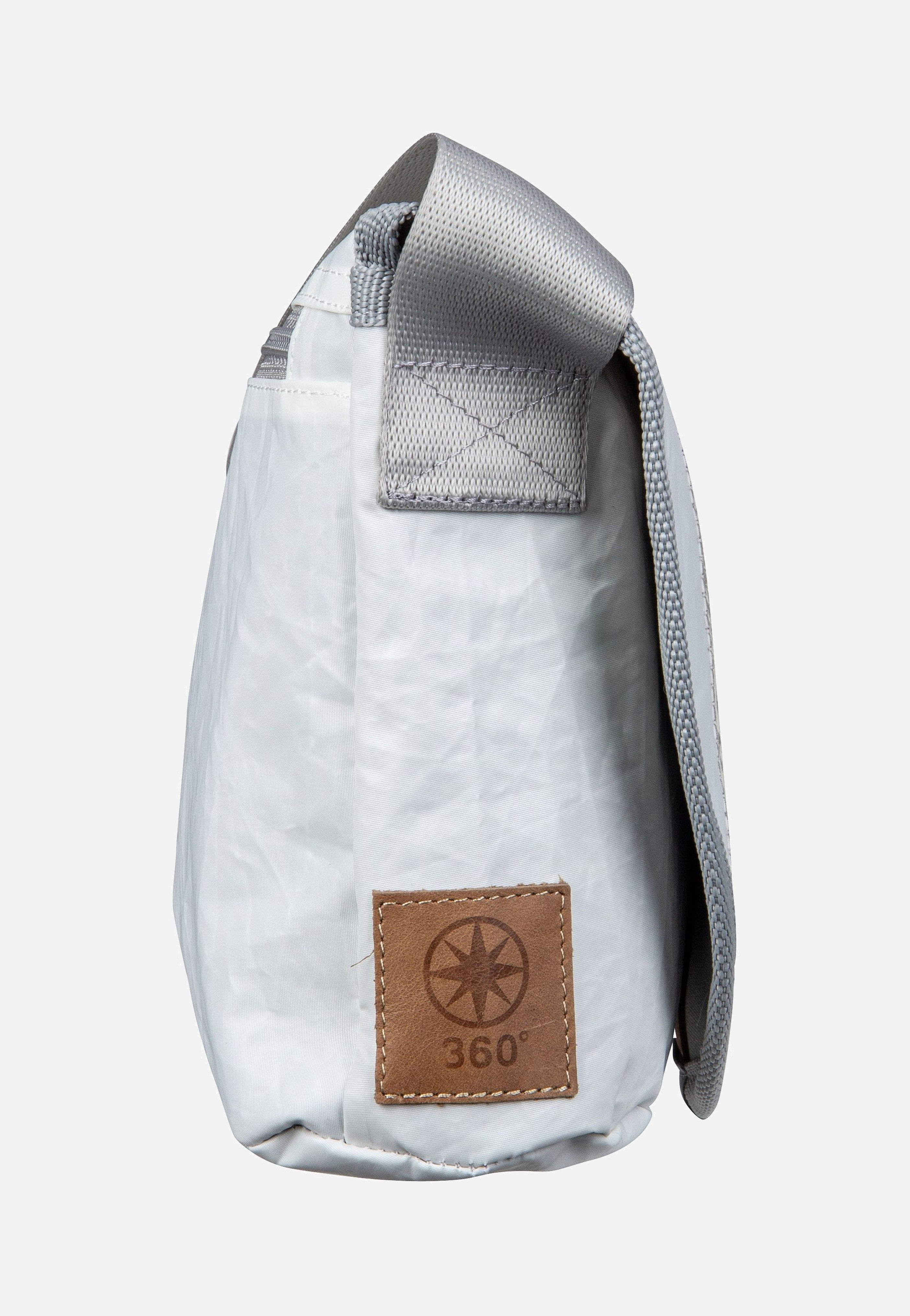 Perle Stencil-Weiß/Grau - Messenger Bag