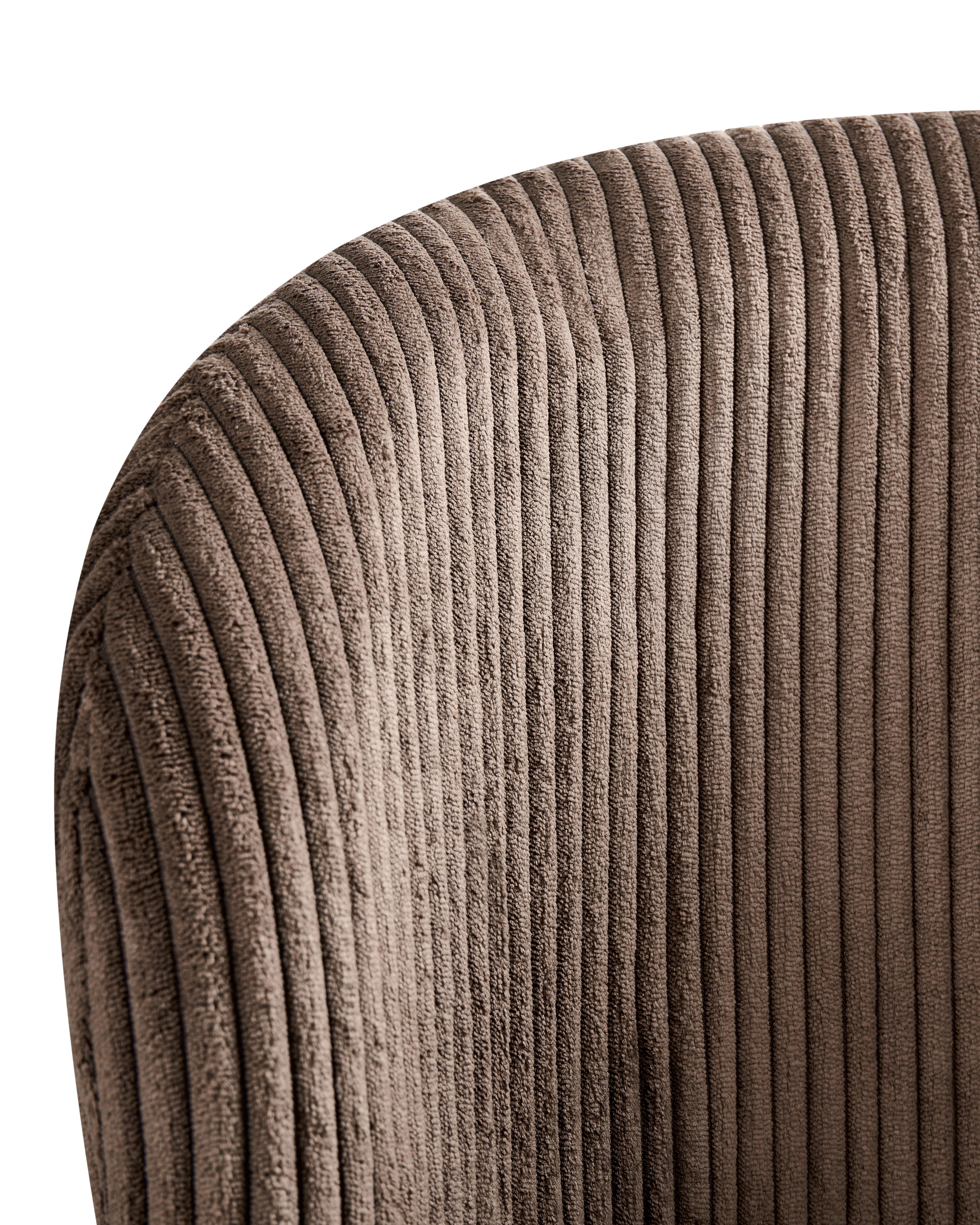 Bureaustoel MILES Corduroy Donkerbruin