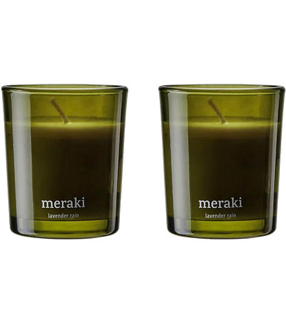 Meraki Duftkerze - 2er-Pack - 2x60g - Oud Leaf