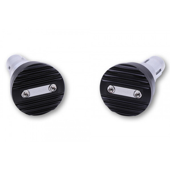 Highsider - Embouts de guidon Wave Noir / Gris
