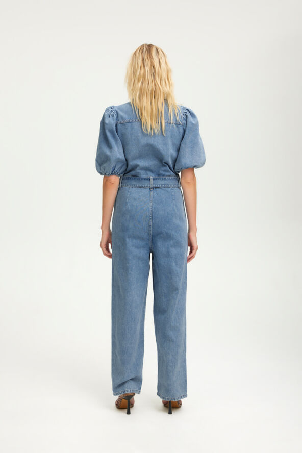 Gestuz ValettaGZ jumpsuit Mid blue washed