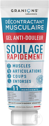 Granions Décontractant Musculaire Gel Apaisant Muscles Et Articulations Tube 100ml