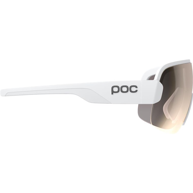 POC Devour Hydrogen White/Clarity Trail /Partl