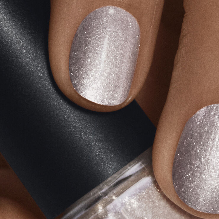 Nilens Jord Nail Polish Silver Glitter