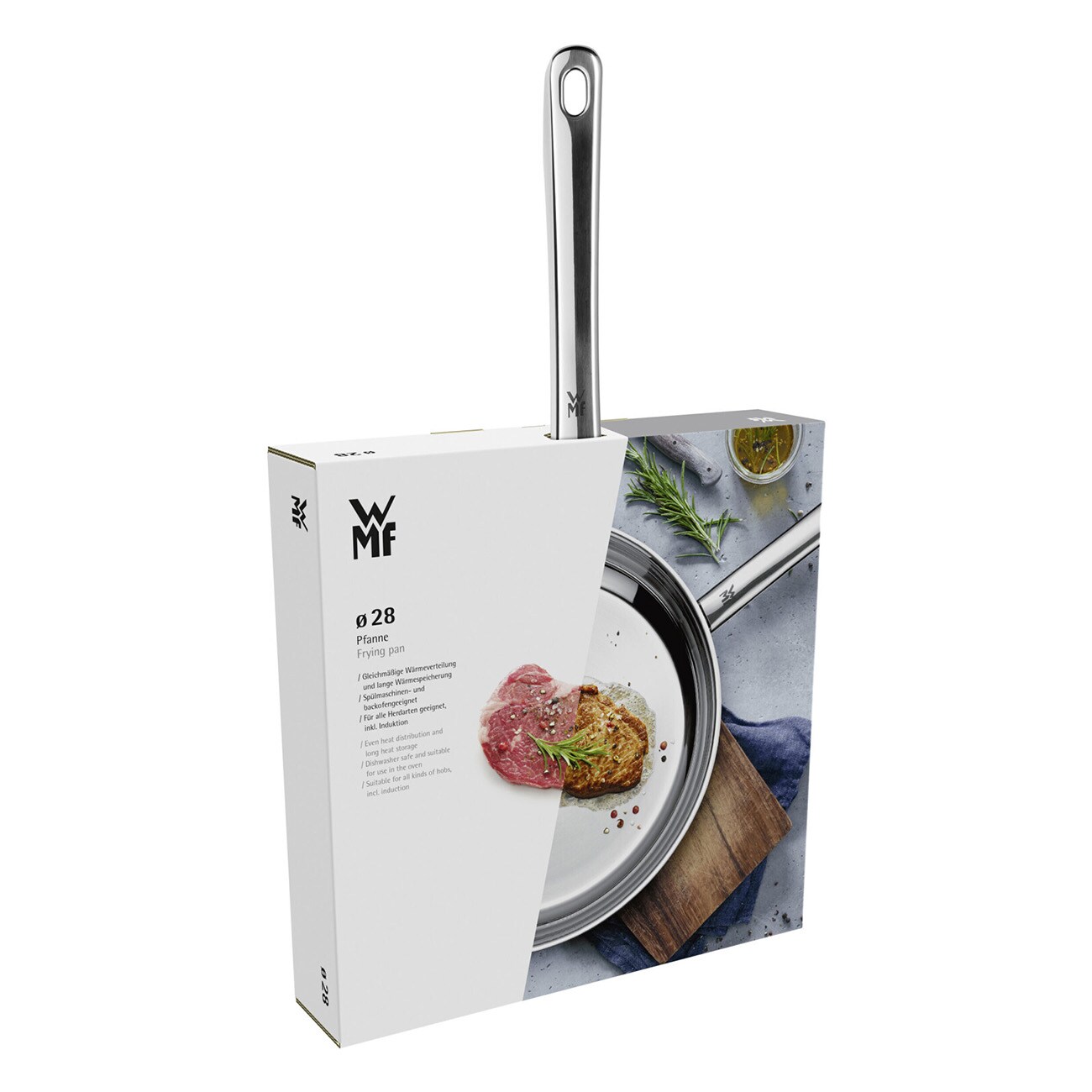 WMF Favorit Profi Pfanne 28 cm silber Bratpfanne