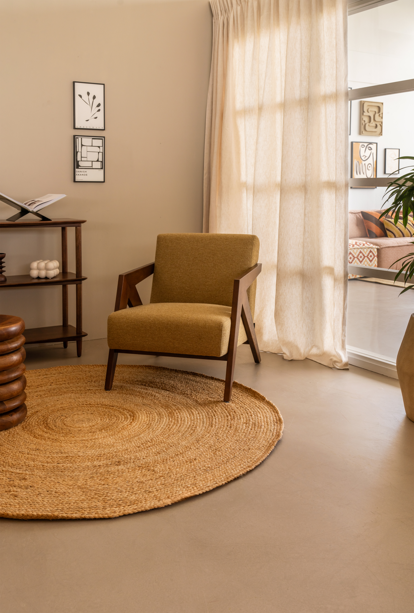 Fauteuil Arlo harvest gold