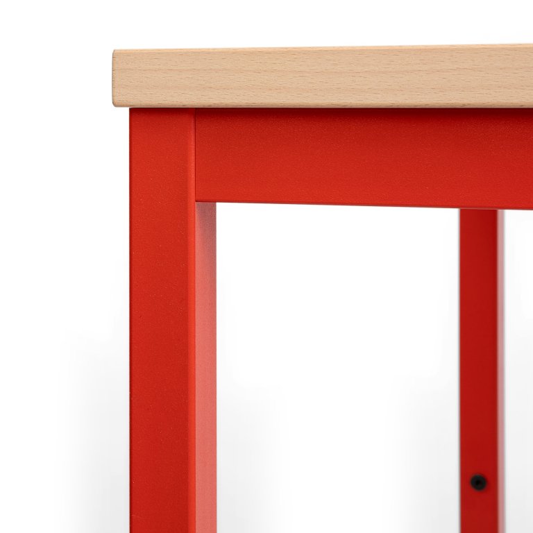 Modulor Tisch M für Kinder, reinrot