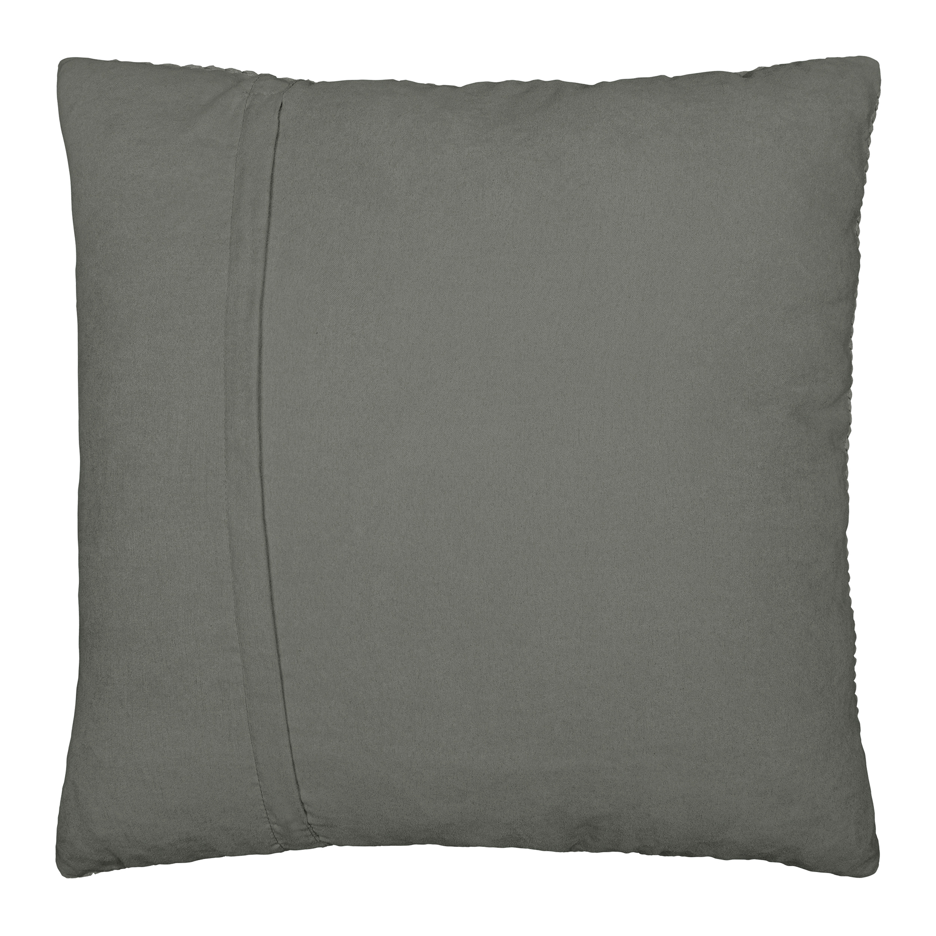 Kissen - grau - 45x45 cm - mit Reißverschluss