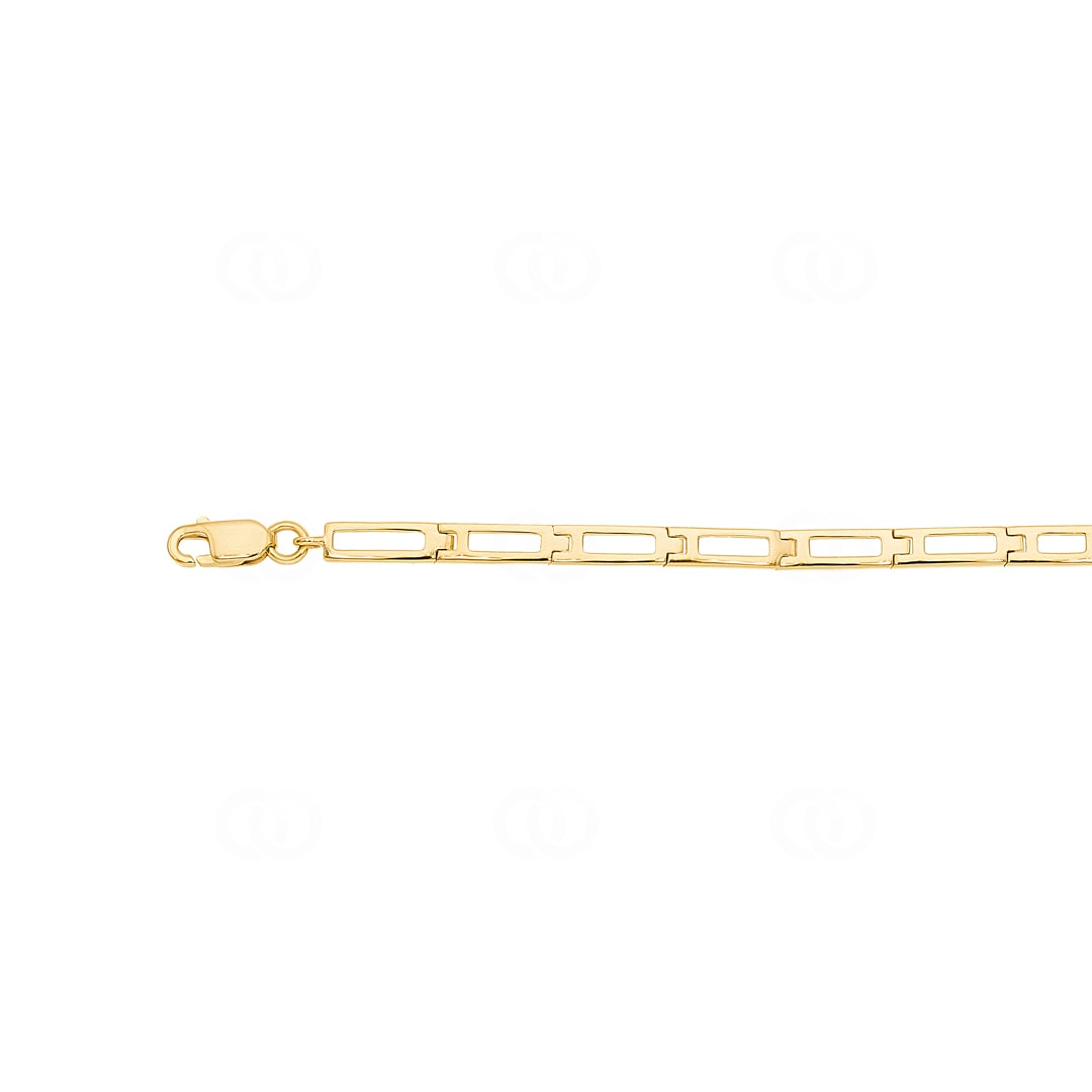 Saphir Armband 750/18 K Gelbgold mit Diamanten 0.67 ct H/si