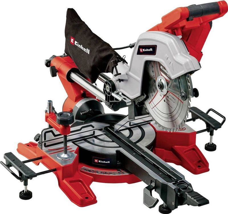 Einhell - TE-SM 10 L - Elektrische Radiaal Afkort-/Verstekzaag - 2.100W - Inclusief Zaagblad