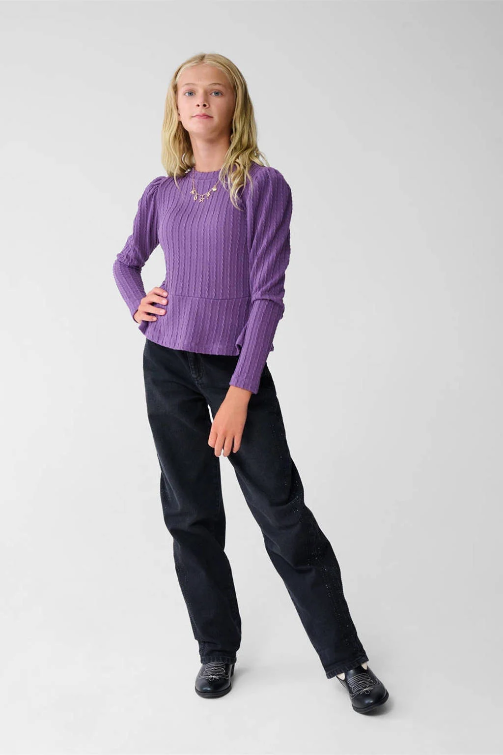 Shoeby longsleeve paars