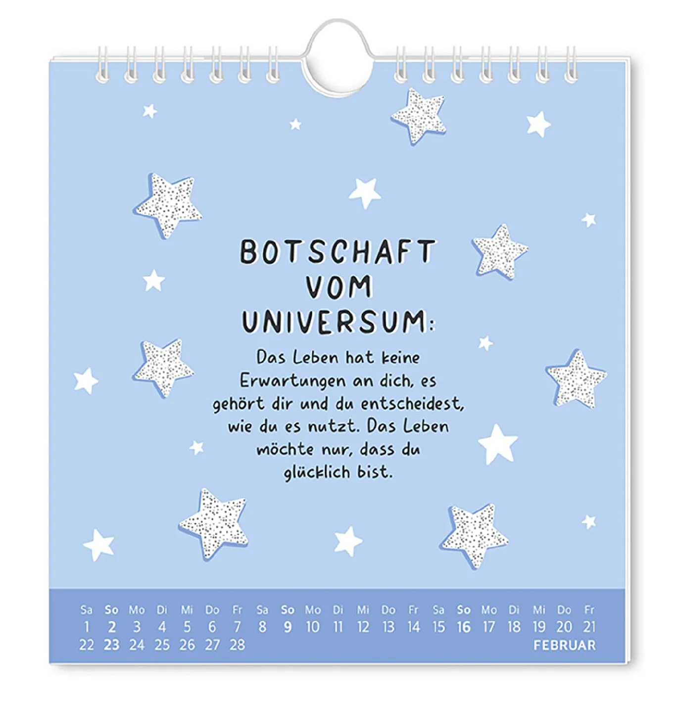 Postkarten Kalender, 2025, Der beste Tag