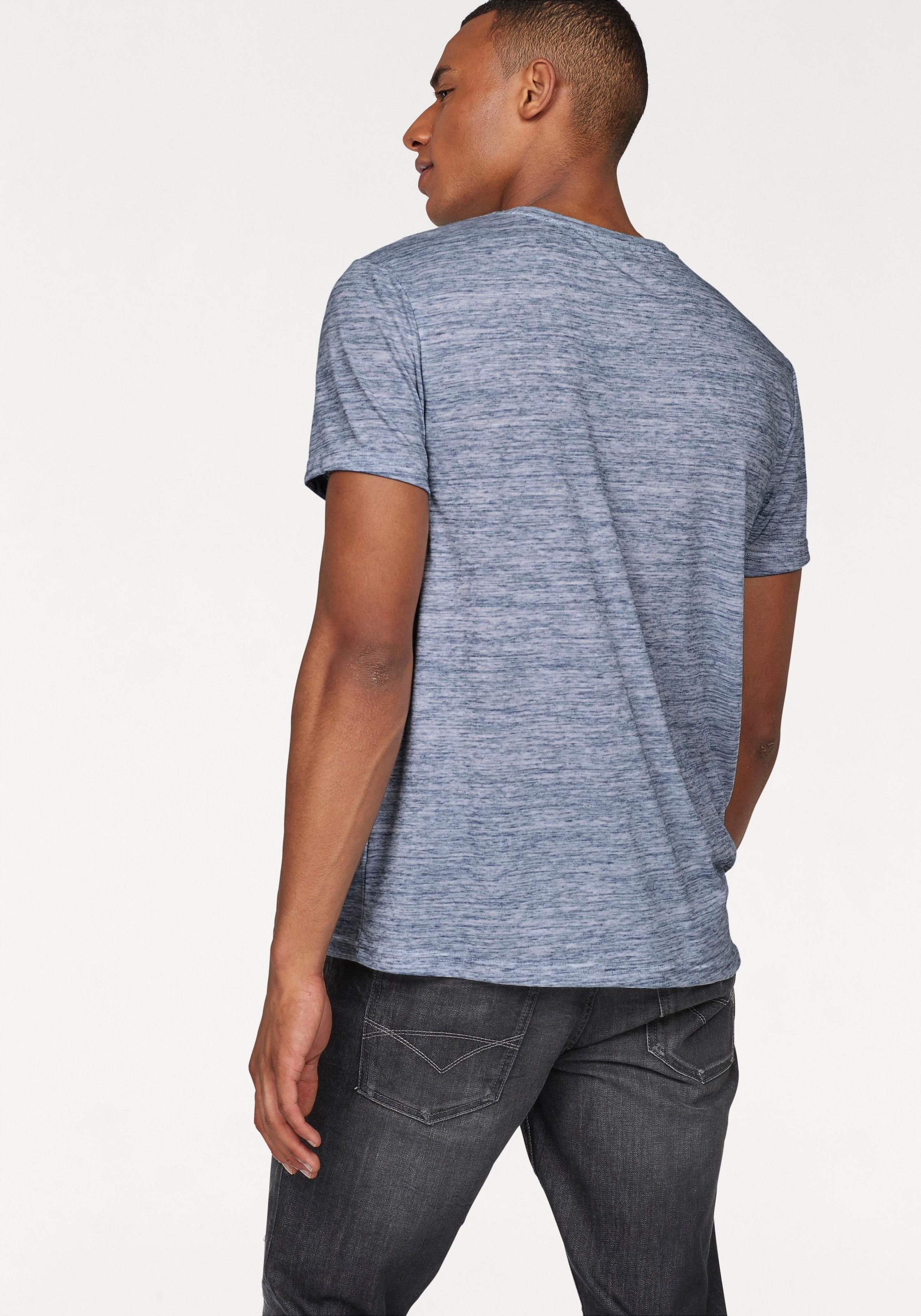 Bruno Banani T-Shirt Kurzarm,  Slim Fit,  unifarben,  Rundhalsausschnitt