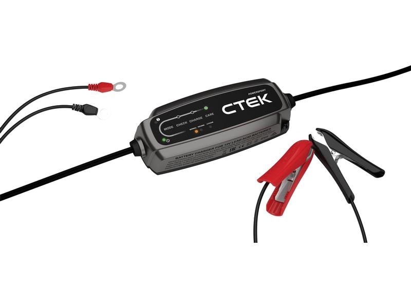 Ctek Batterieladegerät CT5 Powersport Vollautomatisches Laden für Motorräder, Motorroller und ähnliche Fahrzeuge