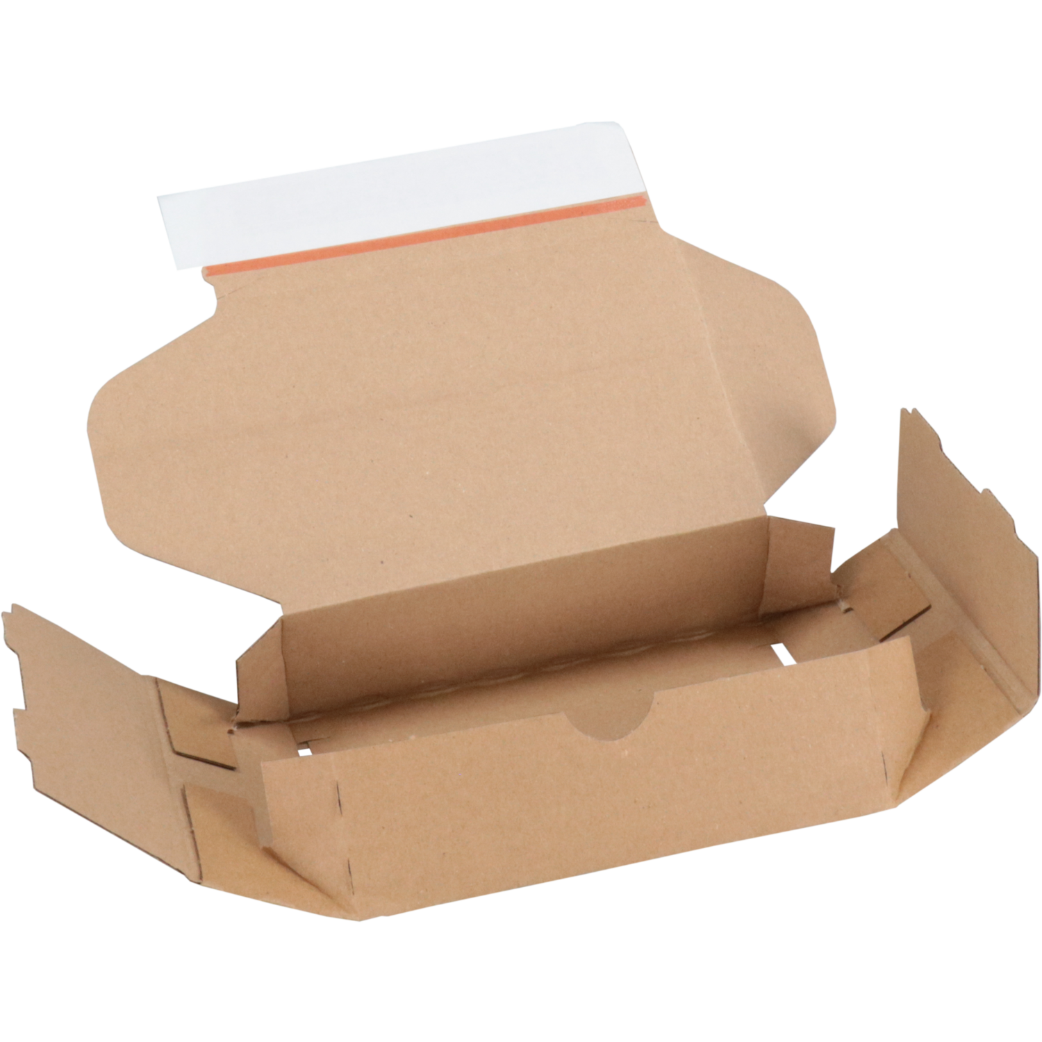 SendProof® Postpakketdoos, golfkarton, 140x101x43mm, bruin