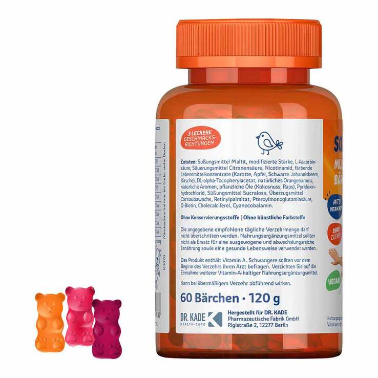 Sanostol Multi-Vitamin Bärchen, 60 St