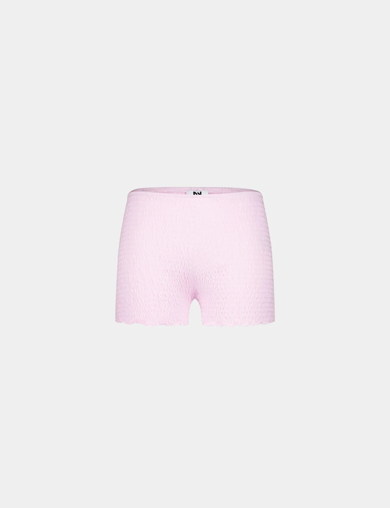 Shorty matière crêpée rose