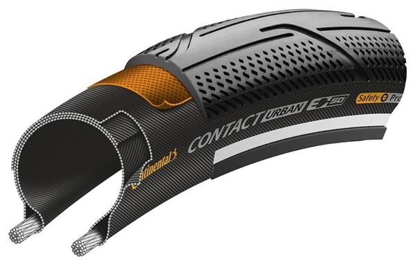 Pneu Ville Continental Contact Urban 16'' Tubetype Rigide SafetyPro PureGrip Compound E-Bike e50