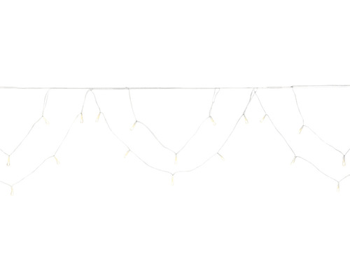 LED-lichtsnoer Konstsmide 11,25 cm + 10 m aansluitdraad 200 LED's Amberkleurige lichtkleur