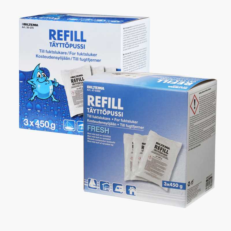 Refillposer Original til fuktsluker, trepakning