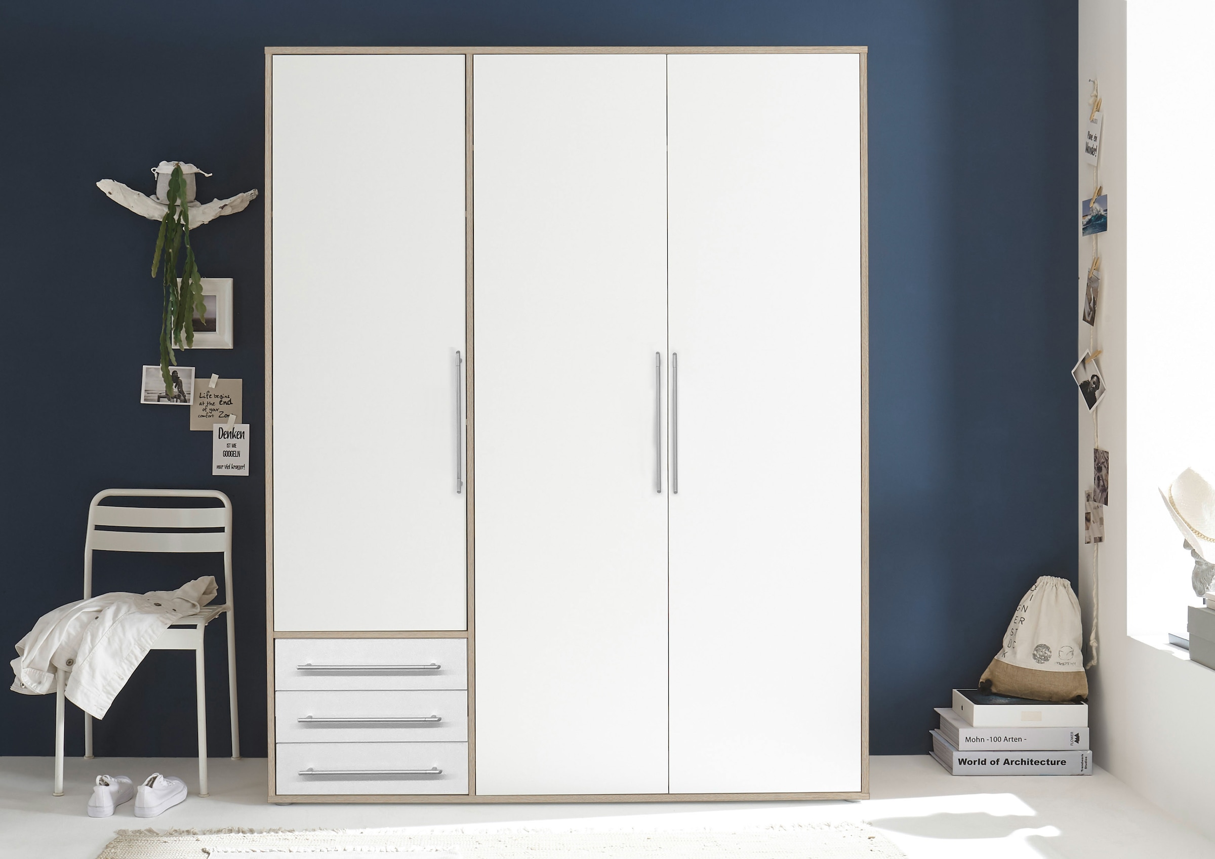 Schlafkontor Drehtürenschrank »Lyss Schrank, Kleiderschrank mit Drehtüren« in verschiedenen Farben und Grössen erhältlich
