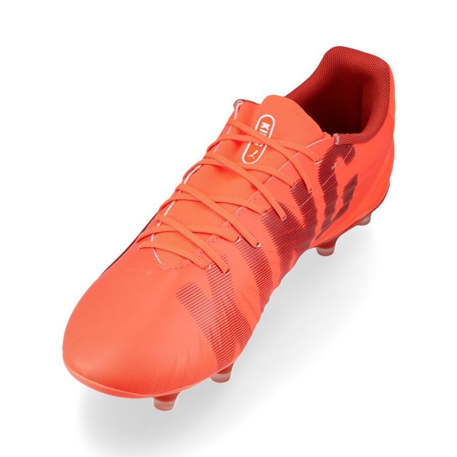 PUMA King Match FG/AG Unlimited - Glowing Red/Blanc/Red Fire