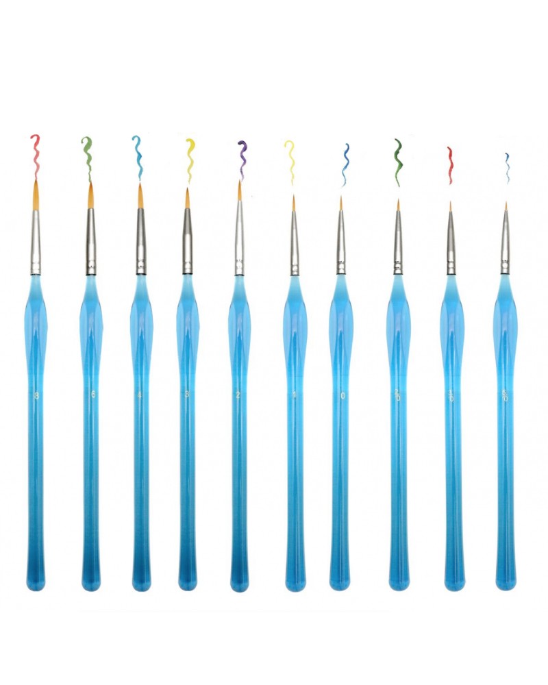 Set de 10 Pinceaux precisons - standards