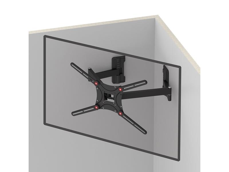 Barkan Wandhalterung WH 464L-SW Schwarz TV-Wandhalterung bis 90