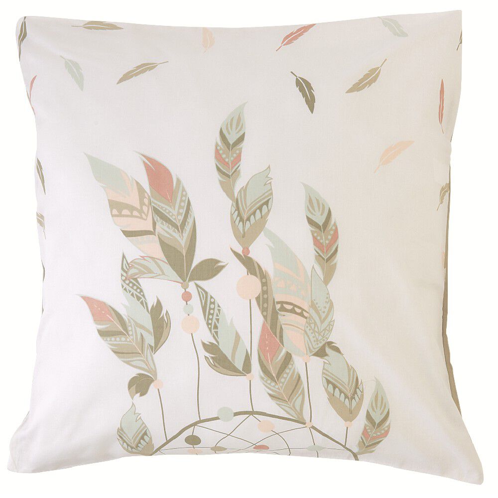 Taie d'oreiller x2 coton 63x63cm (plusieurs modèles)