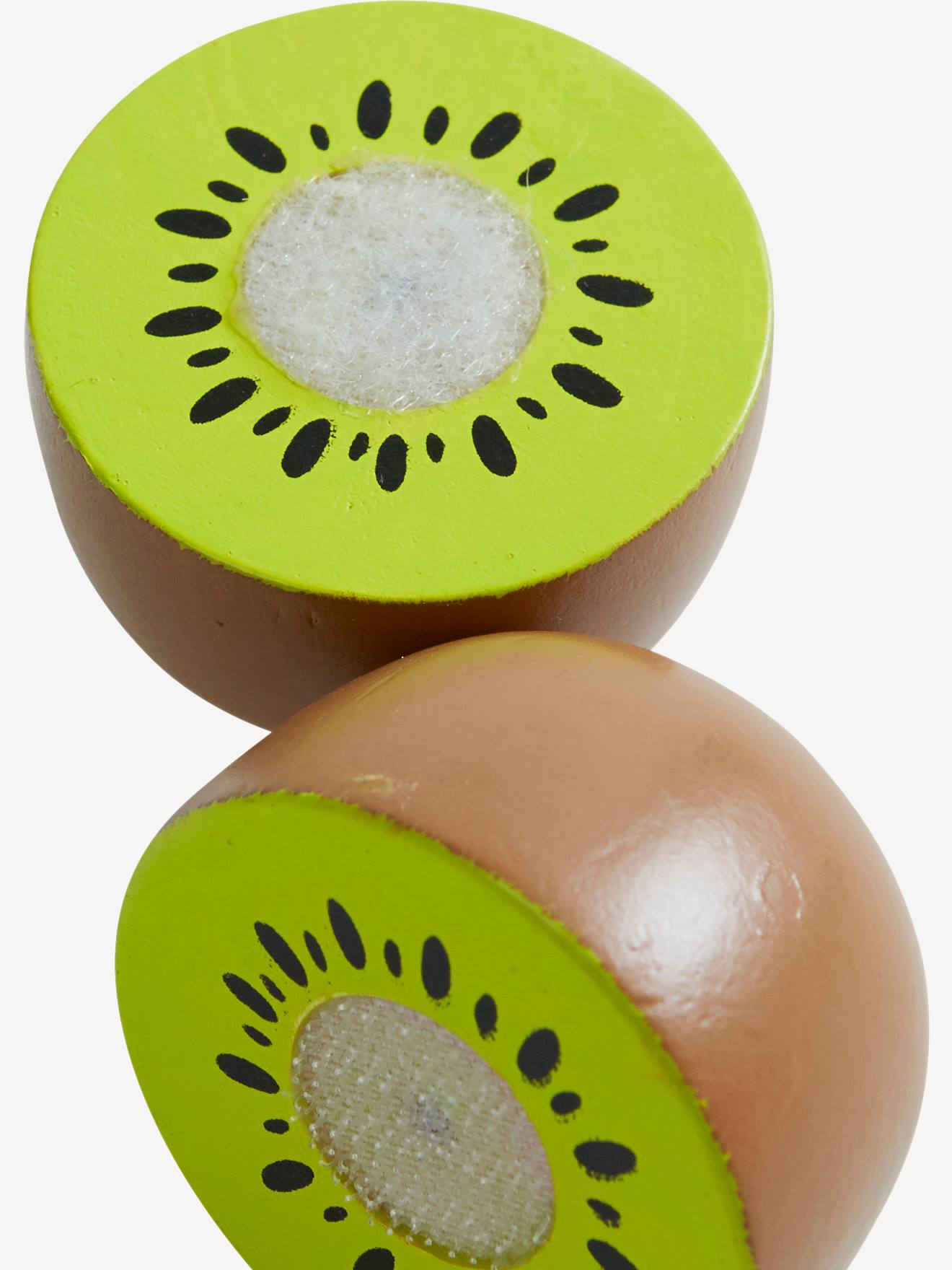 Tábua de corte de frutas em madeira FSC® multicolorida