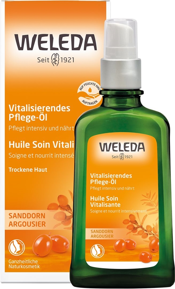 Weleda Pflege-Öl Öl vitalisierend Sanddorn Glasfl 100 ml