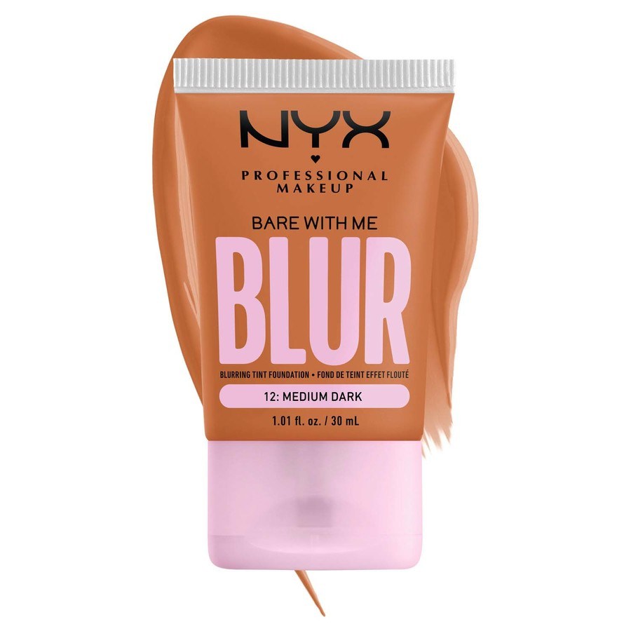 NYX Professional Makeup Bare With Me Blur Tint Foundation 12 Medium Dark 30ml