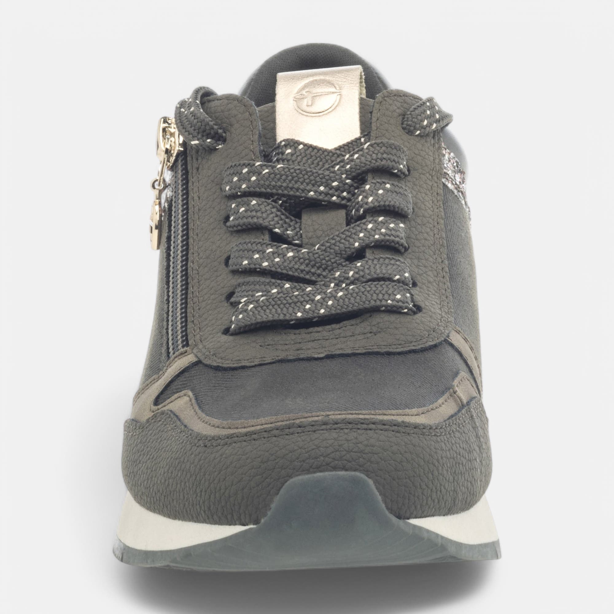 Baskets basses Femme kaki