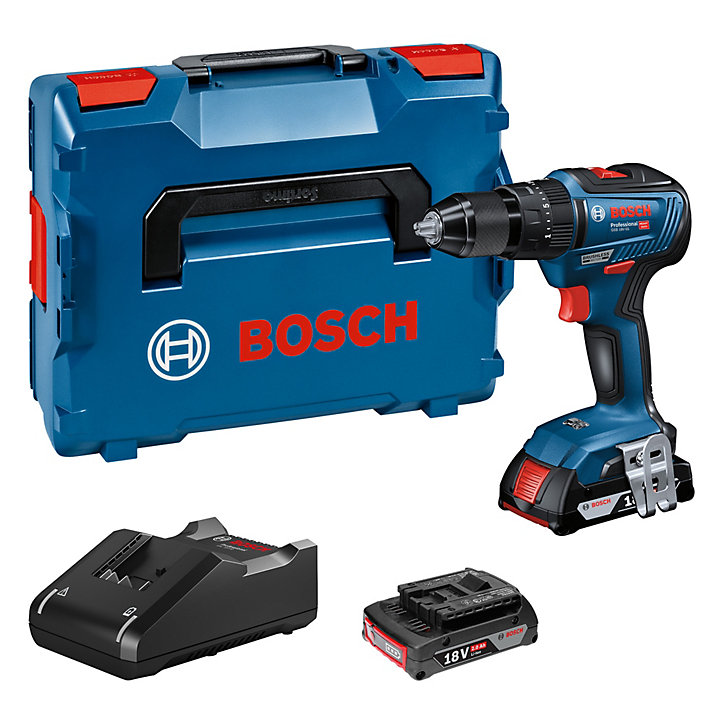 Perceuse visseuse sans fil à percussion Bosch professional GSB18V-55 18V - 2Ah