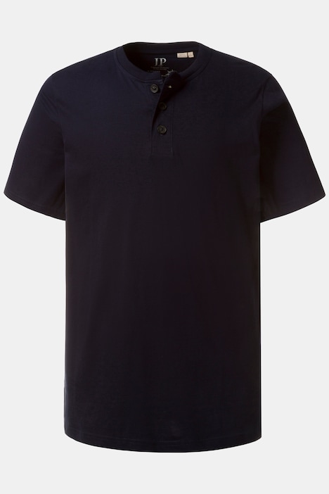 Henleys, Basic, 2er-Pack, Rundhals, Knopfleiste, bis 8 XL