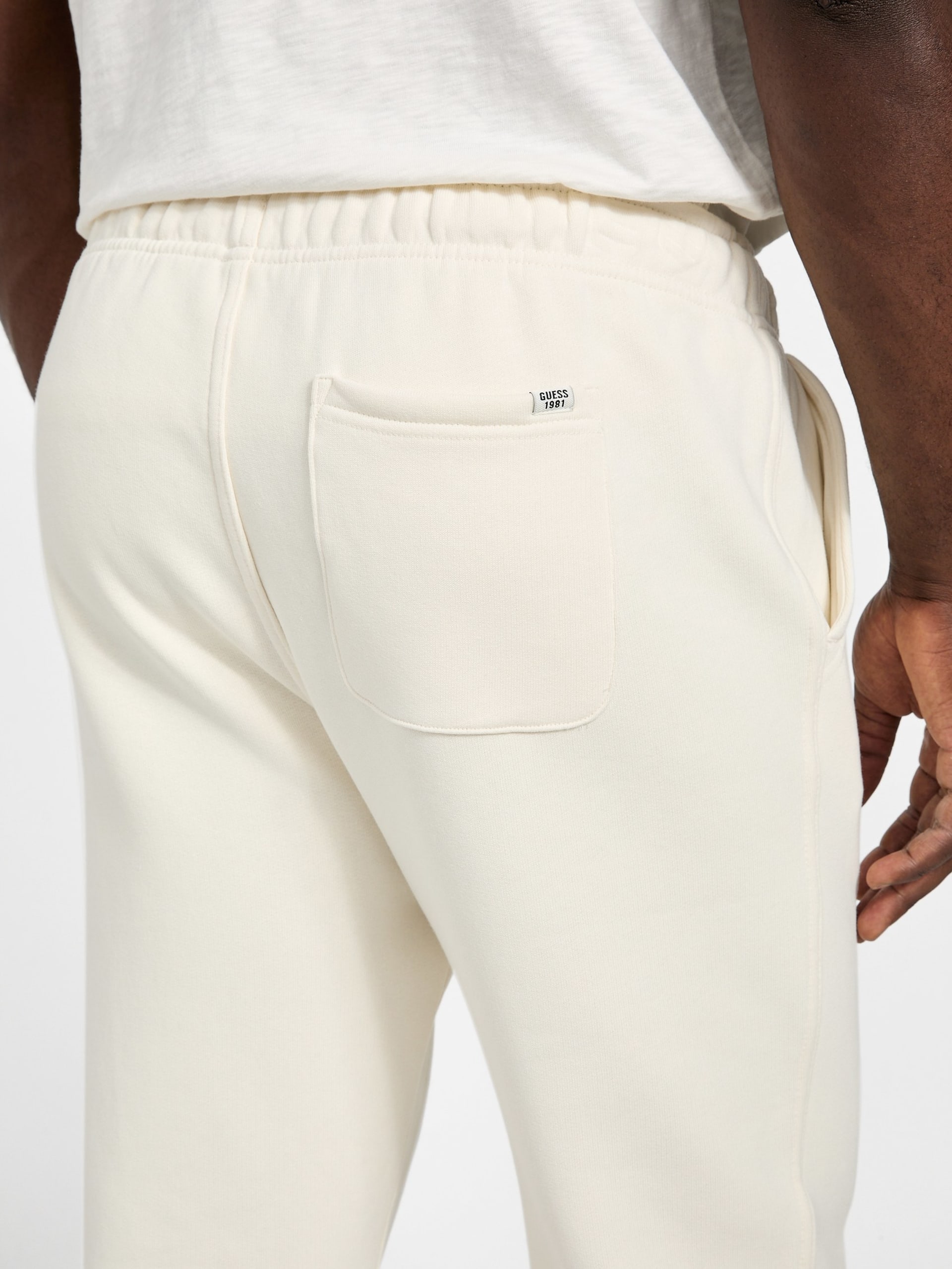 Calça de moletom estilo jogger com etiqueta Eco 1981