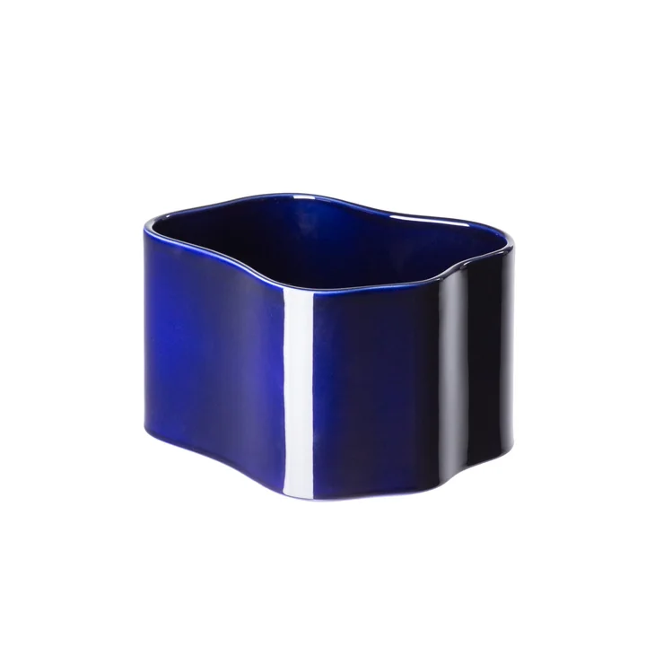 Artek - Riihitie Übertopf B, medium / blau