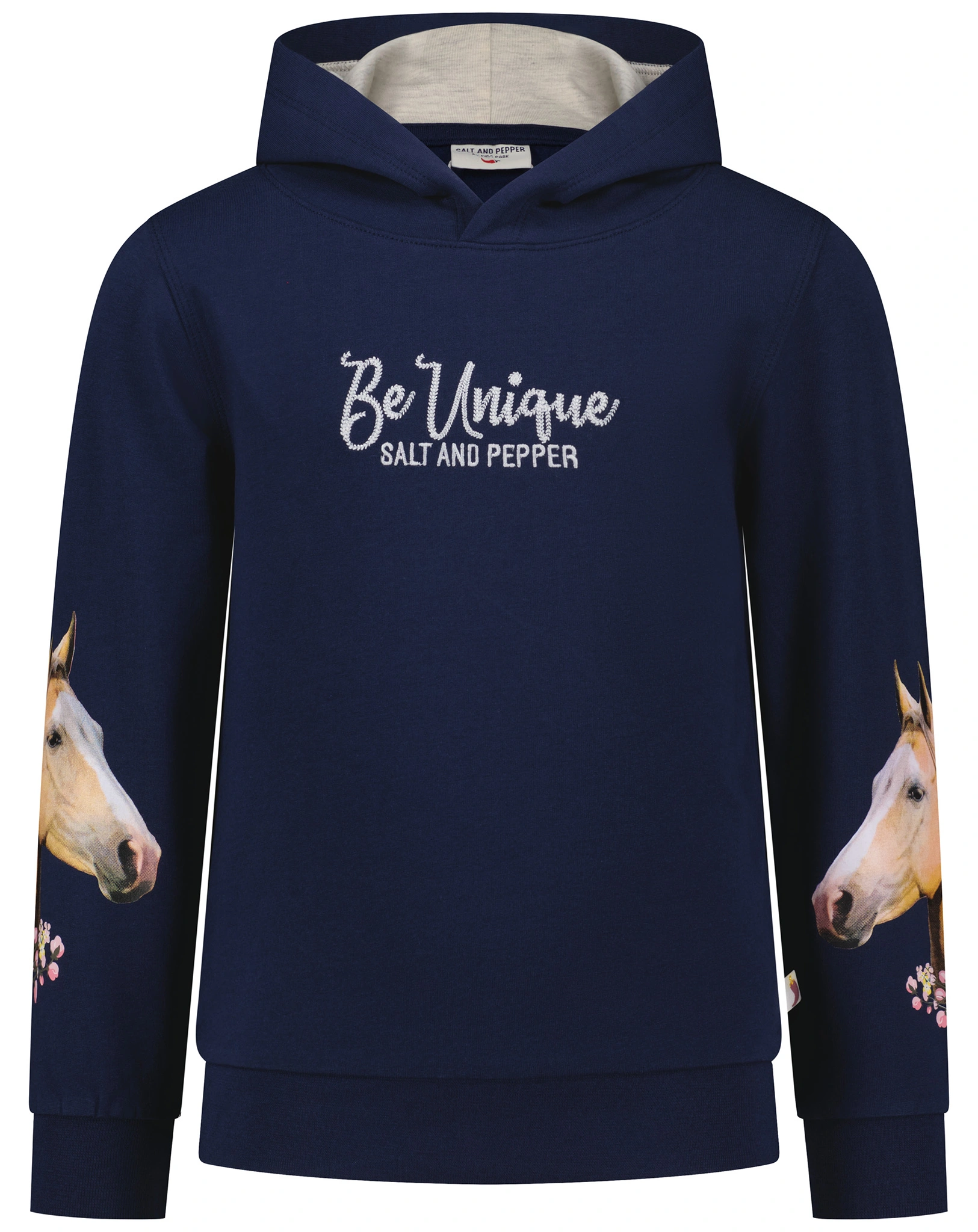 Kapuzen-Sweatshirt HORSE WORLD - BE UNIQUE in true navy