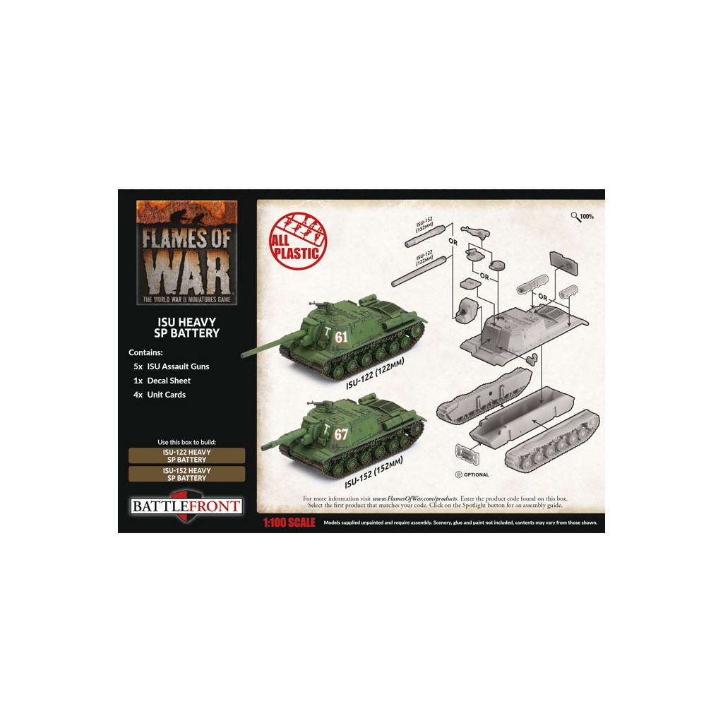 Flames of War - ISU Heavy SP Battery