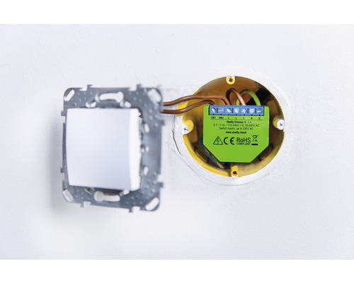 Shelly Dimmer2 Control Unit WiFi Smart Flush Mount - Compatibel met Smart Home van Hornbach
