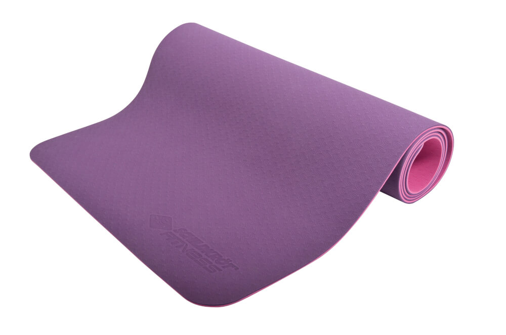 Schildkröt Fitness - BICOLOR YOGA MATTE 4mm (purple-pink) im Carrybag