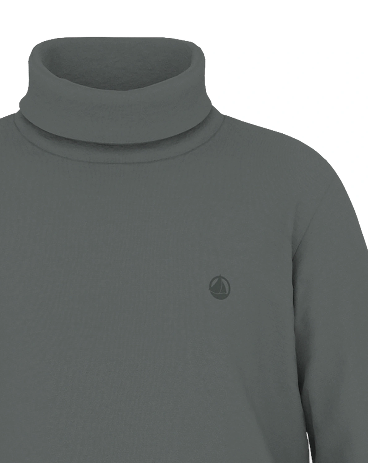 Rollkragenshirt LOI in graugrün